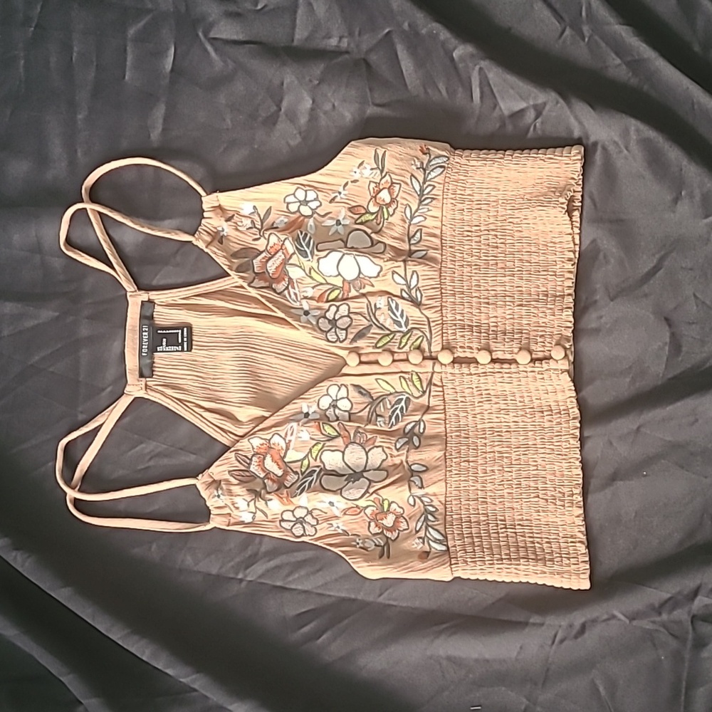 Forever 21 embroidered top
